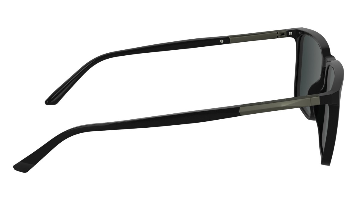 Sunglasses Calvin Klein CK25505S (001) color black shape rectangle lenses solid grey