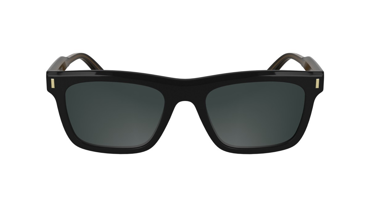 Sunglasses Calvin Klein CK25506S (001) color black shape rectangle lenses grey