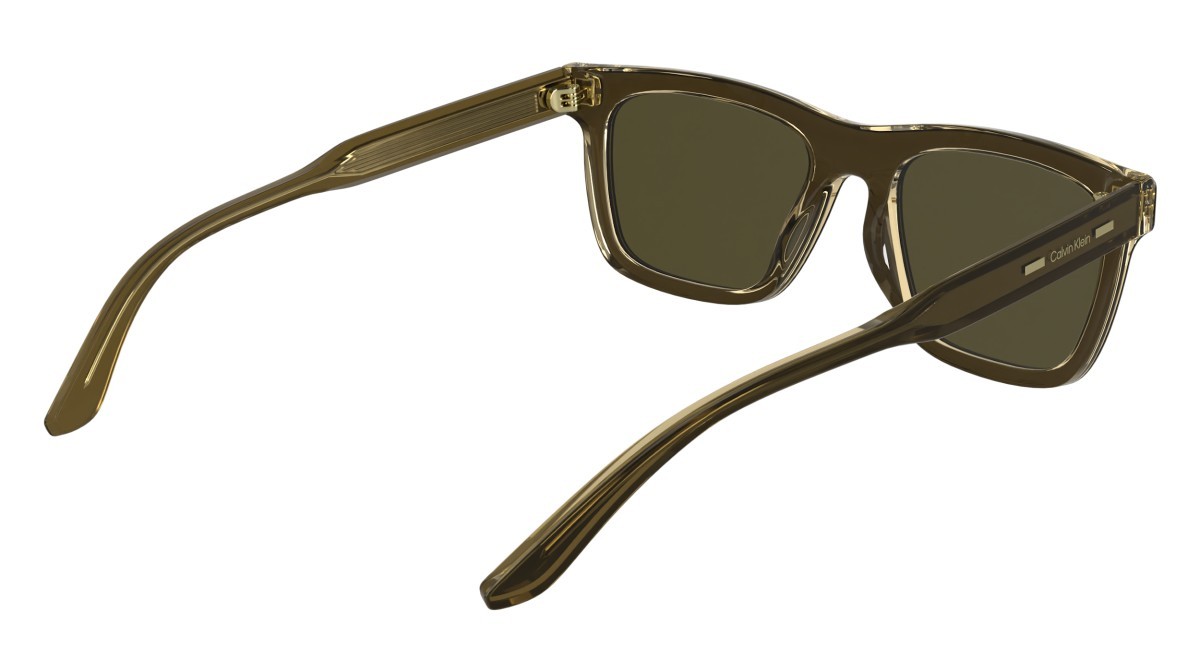 Sunglasses Calvin Klein CK25506S (200) color brown shape rectangle lenses solid brown