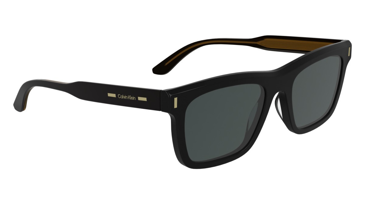 Sunglasses Calvin Klein CK25506S N (001) color black shape rectangle 
