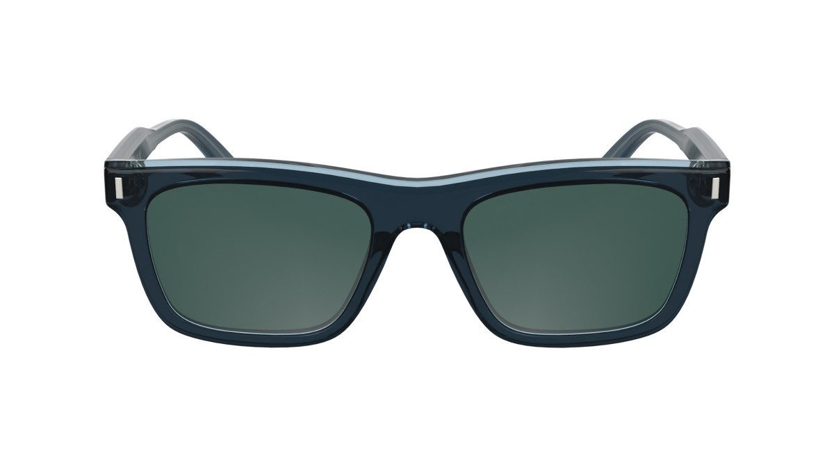 Sunglasses Calvin Klein CK25506S N (400) color blue shape rectangle 