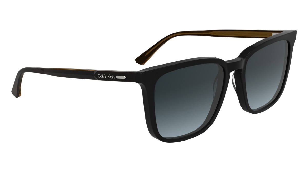 Sunglasses Calvin Klein CK25507S N (001) color black shape rectangle 