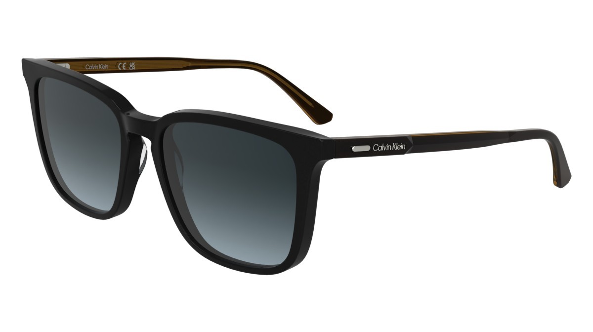 Sunglasses Calvin Klein CK25507S N (001) color black shape rectangle 