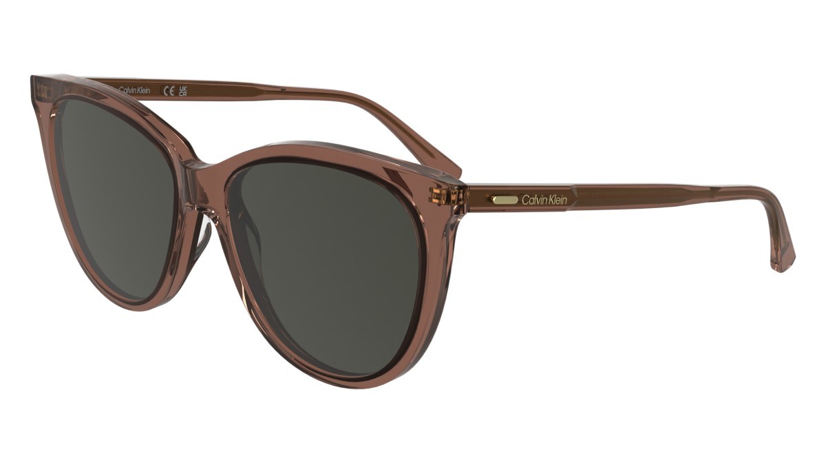 Sunglasses Calvin Klein CK25508S (605) color burgundy shape butterfly lenses solid warm smoke