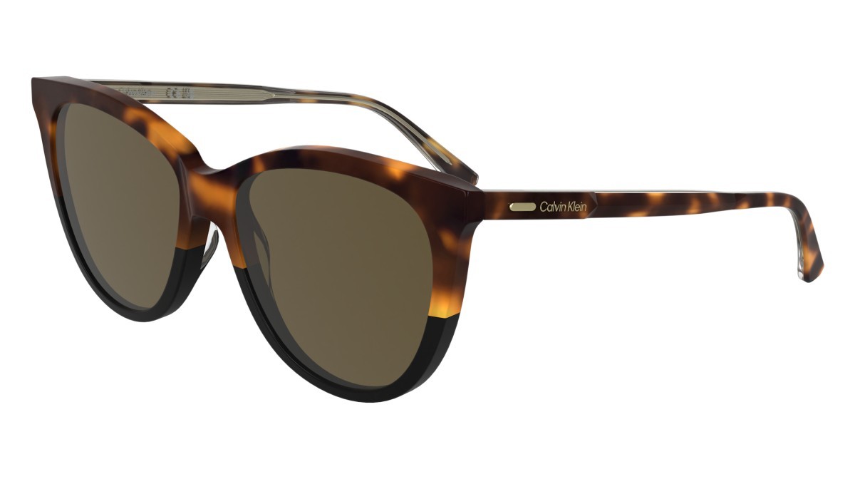 Sunglasses Calvin Klein CK25508S N (233) color havana/black shape butterfly 