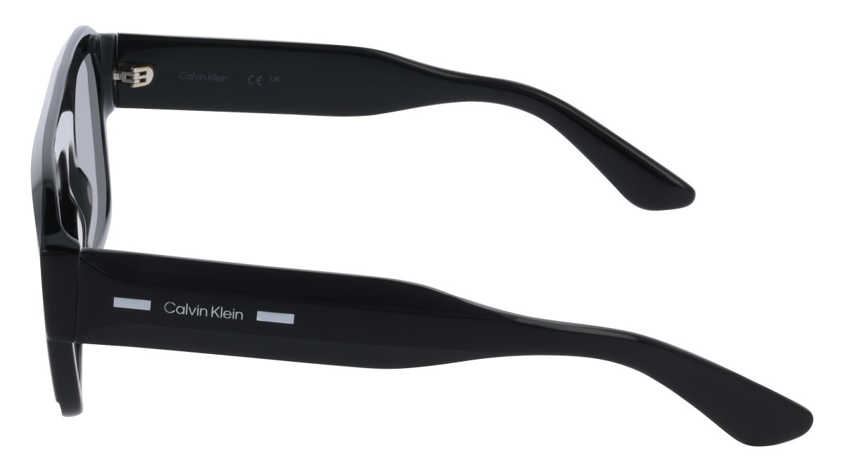 Sunglasses Calvin Klein CK25509S (001) color black shape rectangle lenses solid grey