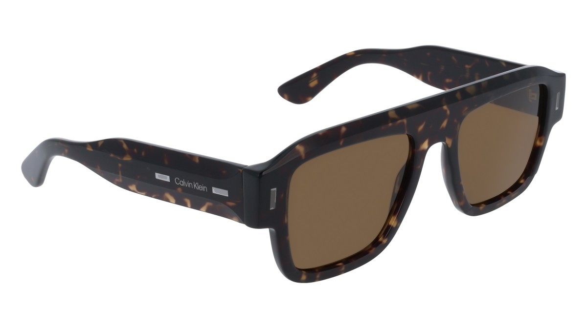 Sunglasses Calvin Klein CK25509S (240) color havana shape rectangle lenses solid brown