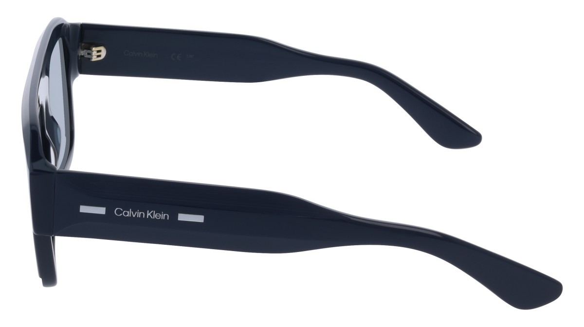 Sunglasses Calvin Klein CK25509S (400) color blue shape rectangle lenses solid blue