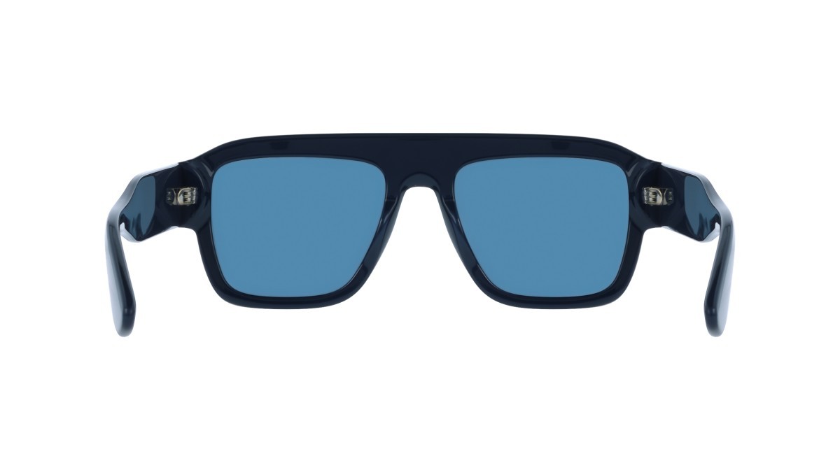 Sunglasses Calvin Klein CK25509S (400) color blue shape rectangle lenses solid blue