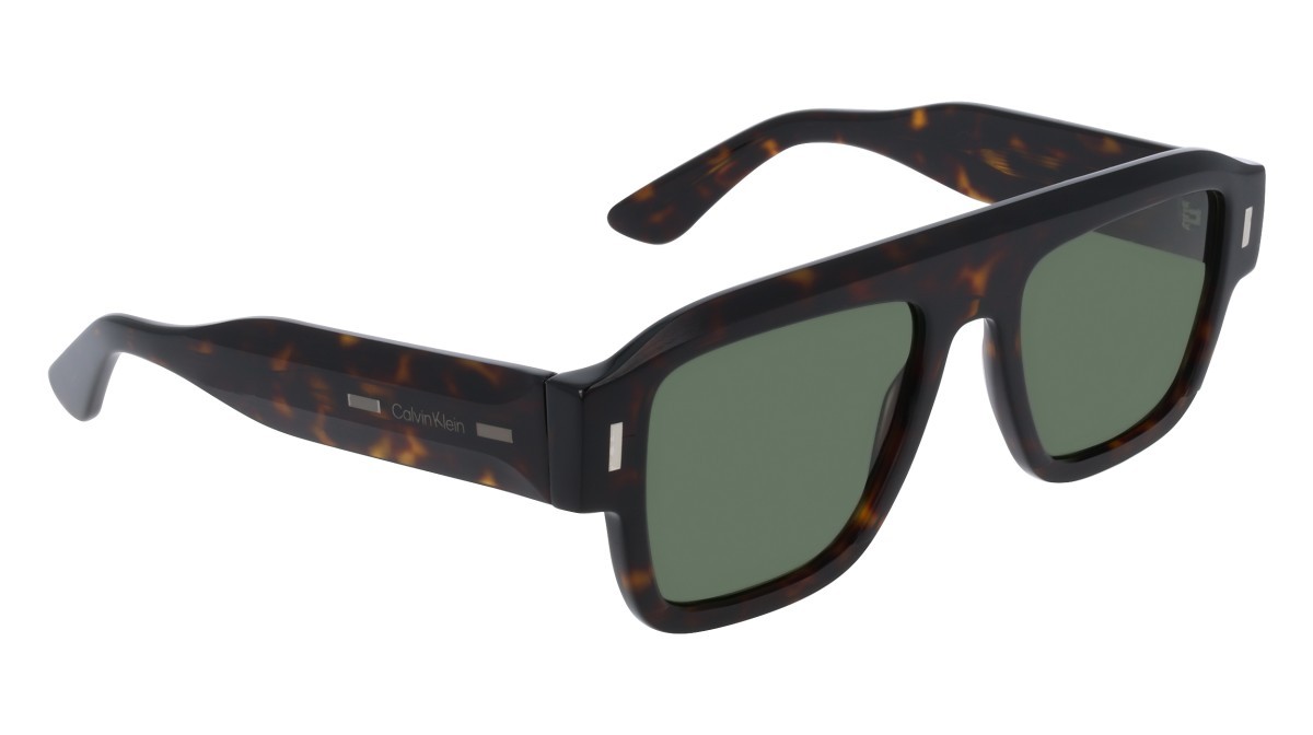 Sunglasses Calvin Klein CK25509S N (235) color dark havana shape rectangle 