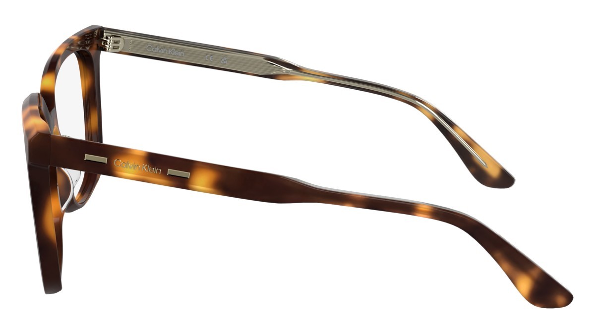 Occhiali da vista Calvin Klein CK25511 (240) colore havana forma rettangolare lenti colore - 2
