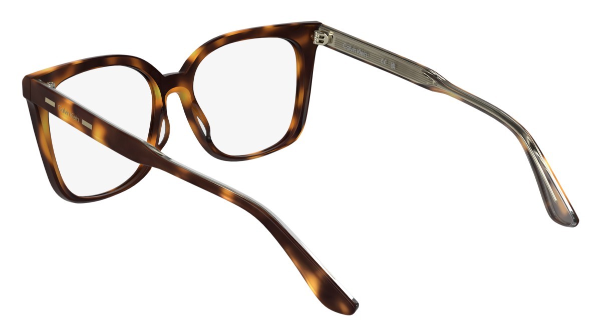 Occhiali da vista Calvin Klein CK25511 (240) colore havana forma rettangolare lenti colore - 2