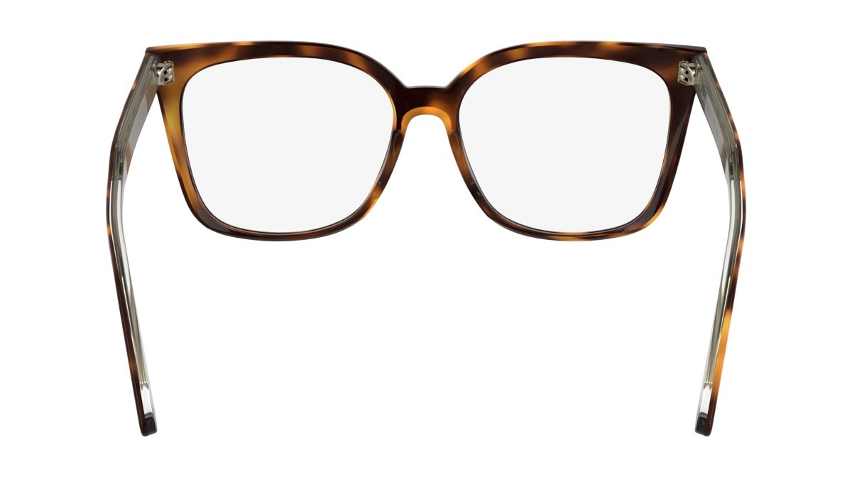 Occhiali da vista Calvin Klein CK25511 (240) colore havana forma rettangolare lenti colore - 2