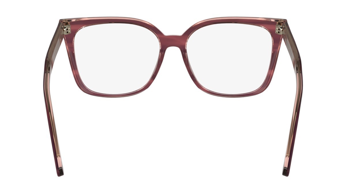 Eyeglasses Calvin Klein CK25511 N (605) color striped burgundy shape rectangle 