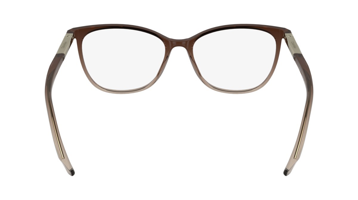 Eyeglasses Calvin Klein CK25512 (205) color transparent brown/rose shape cat eye lenses colore - 4