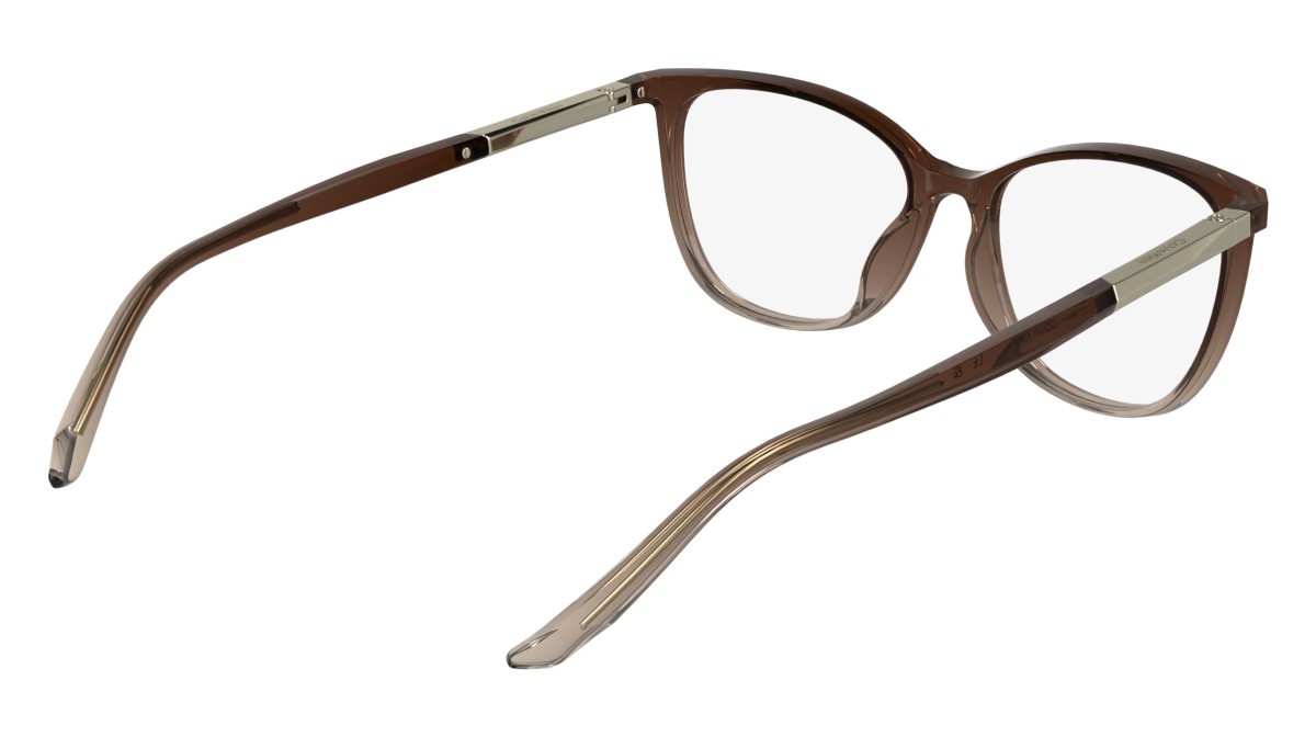 Eyeglasses Calvin Klein CK25512 (205) color transparent brown/rose shape cat eye lenses colore - 4