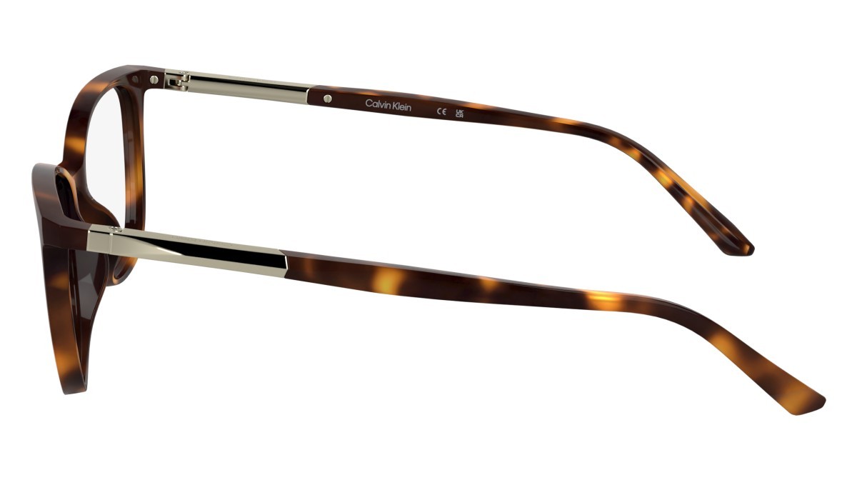 Eyeglasses Calvin Klein CK25512 (240) color havana shape cat eye lenses colore - 2