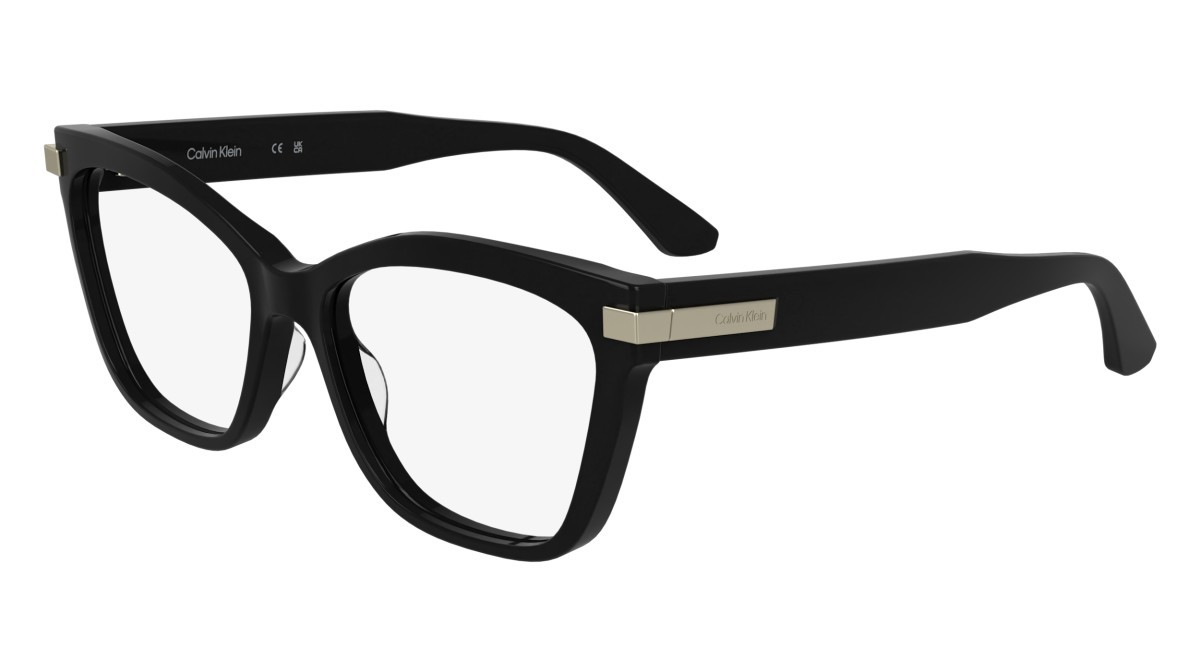 Eyeglasses Calvin Klein CK25513 (001) color black shape cat eye lenses colore - 1
