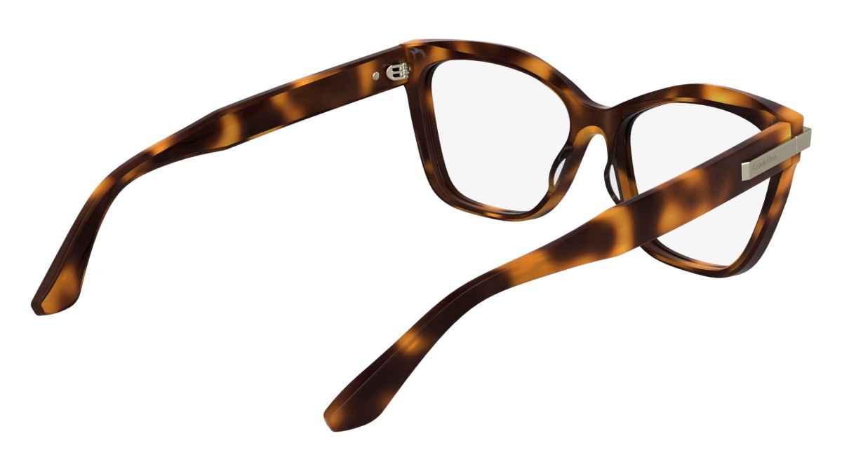 Eyeglasses Calvin Klein CK25513 (240) color havana shape cat eye lenses colore - 2