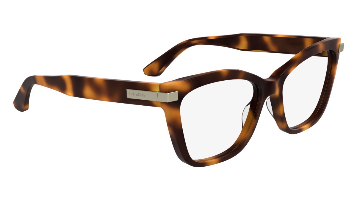 Eyeglasses Calvin Klein CK25513 (240) color havana shape cat eye lenses colore - 2