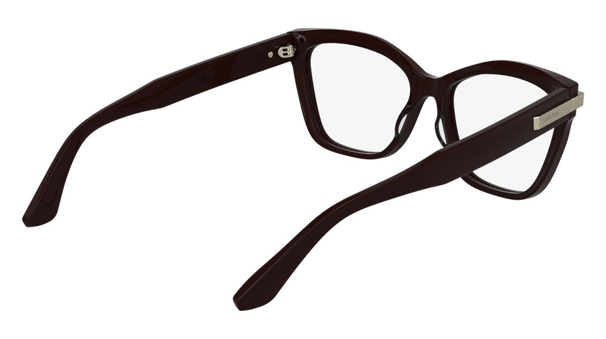 Eyeglasses Calvin Klein CK25513 (605) color opaline burgundy shape cat eye lenses colore - 4