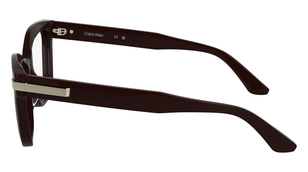 Eyeglasses Calvin Klein CK25513 N (605) color opaline burgundy shape cat eye 