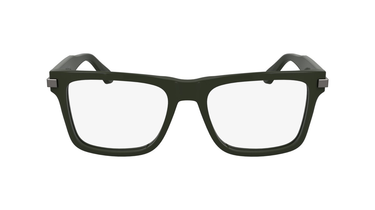 Eyeglasses Calvin Klein CK25514 (330) color khaki shape rectangle lenses colore - 4