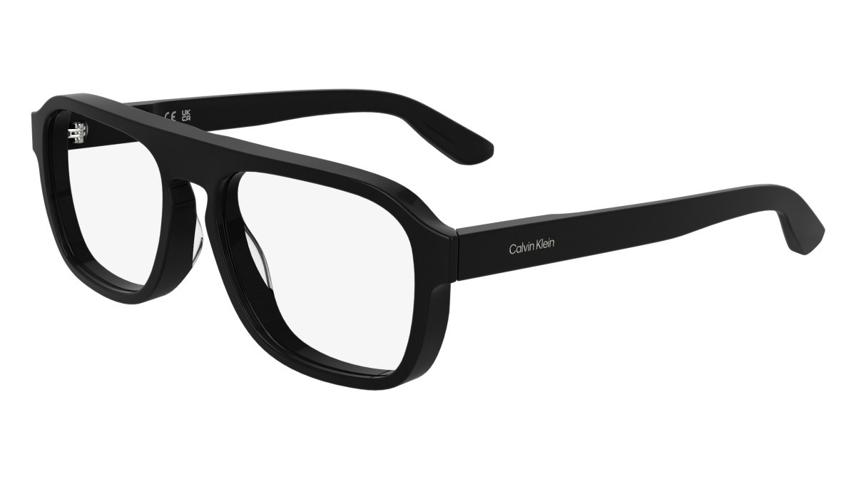 Eyeglasses Calvin Klein CK25515 (001) color black shape aviator lenses colore - 1