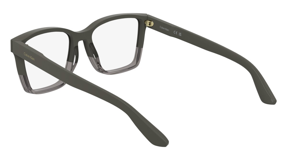 Occhiali da vista Calvin Klein CK25516 (260) colore taupe forma rettangolare lenti colore - 3