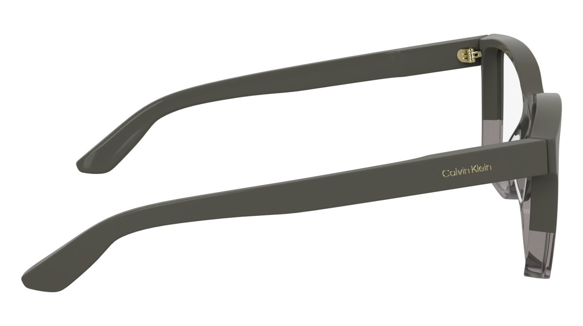 Occhiali da vista Calvin Klein CK25516 (260) colore taupe forma rettangolare lenti colore - 3