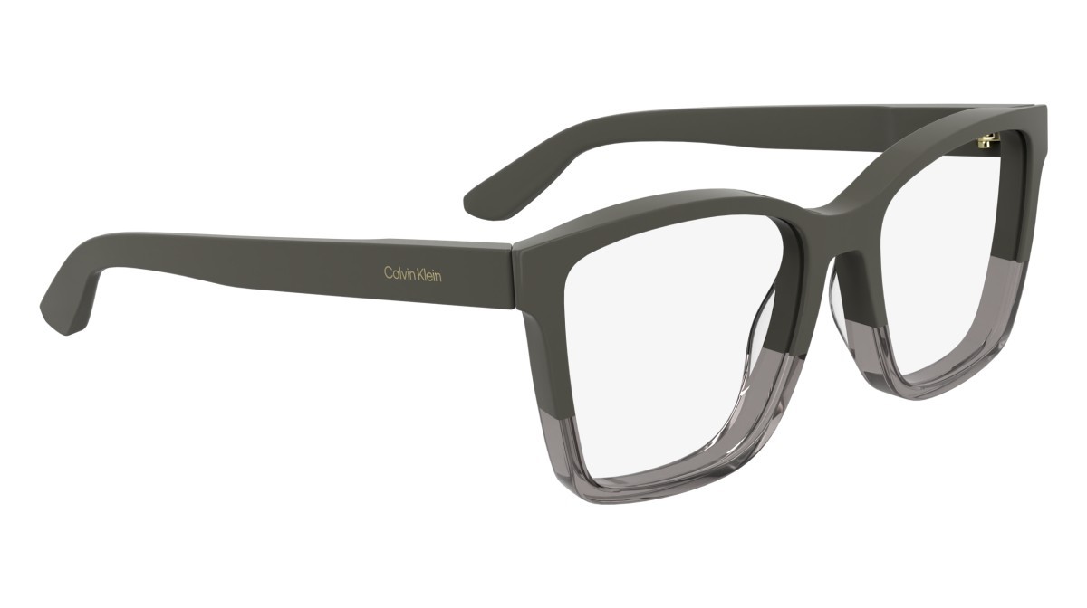 Occhiali da vista Calvin Klein CK25516 (260) colore taupe forma rettangolare lenti colore - 3