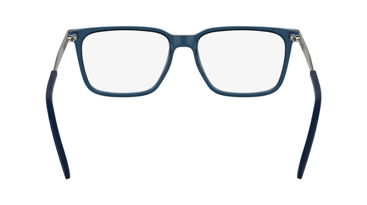 Occhiali da vista Calvin Klein CK25517 (400) colore transparent blue forma rettangolare lenti colore - 3