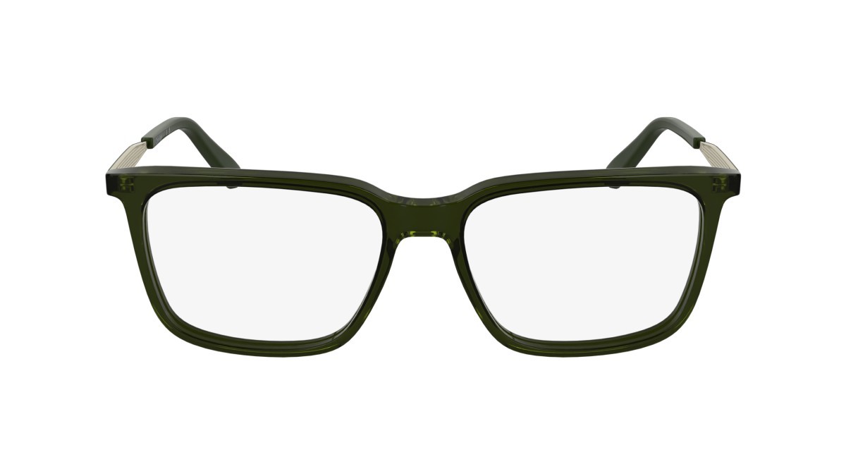 Eyeglasses Calvin Klein CK25517 N (330) color transparent khaki shape rectangle 