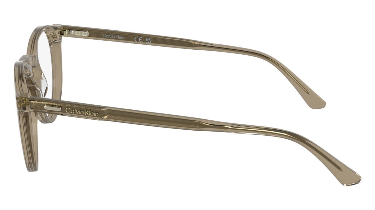 Eyeglasses Calvin Klein CK25518 (209) color transparent beige shape pantos lenses colore - 4
