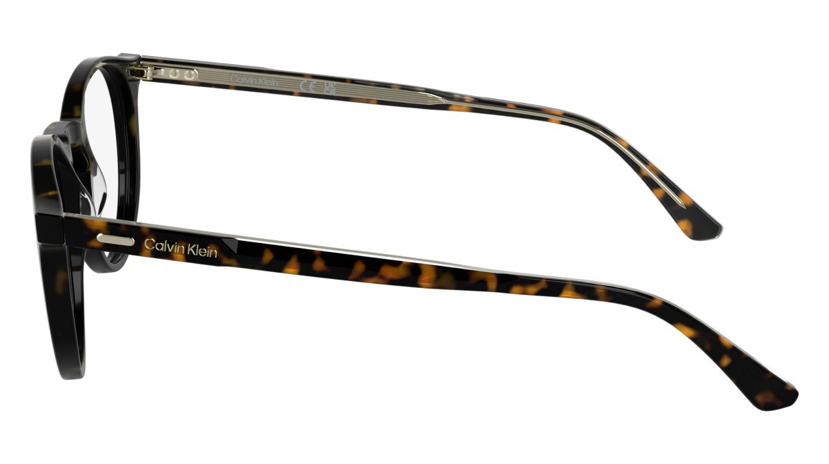 Eyeglasses Calvin Klein CK25518 (235) color dark havana shape pantos lenses colore - 2