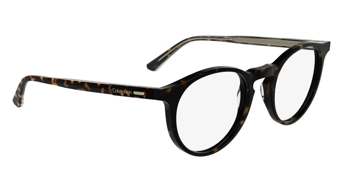 Occhiali da vista Calvin Klein CK25518 N (235) colore dark havana forma pantos 