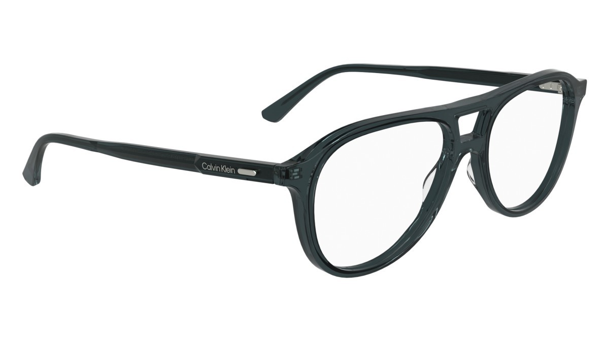 Brillen Calvin Klein CK25519 (035) farbe transparent grey form aviator gläser colore - 3