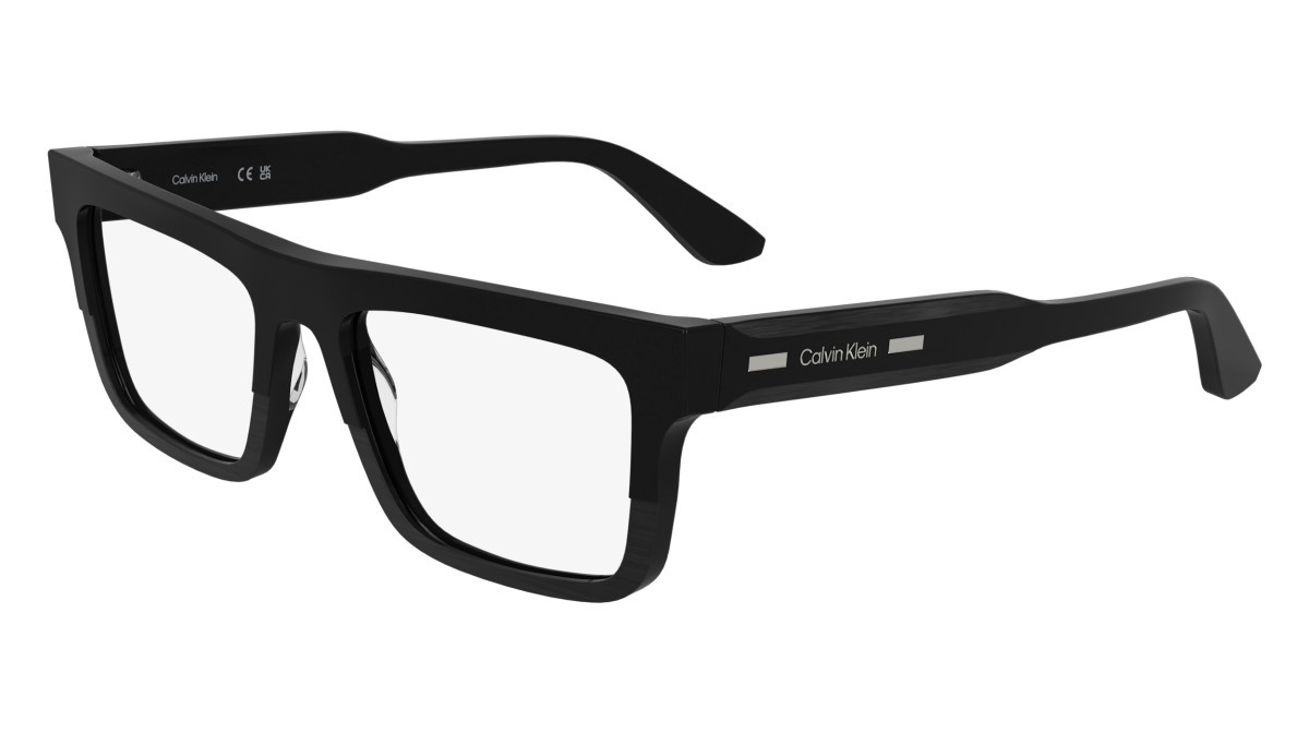 Eyeglasses Calvin Klein CK25520 (001) color black shape rectangle lenses colore - 1