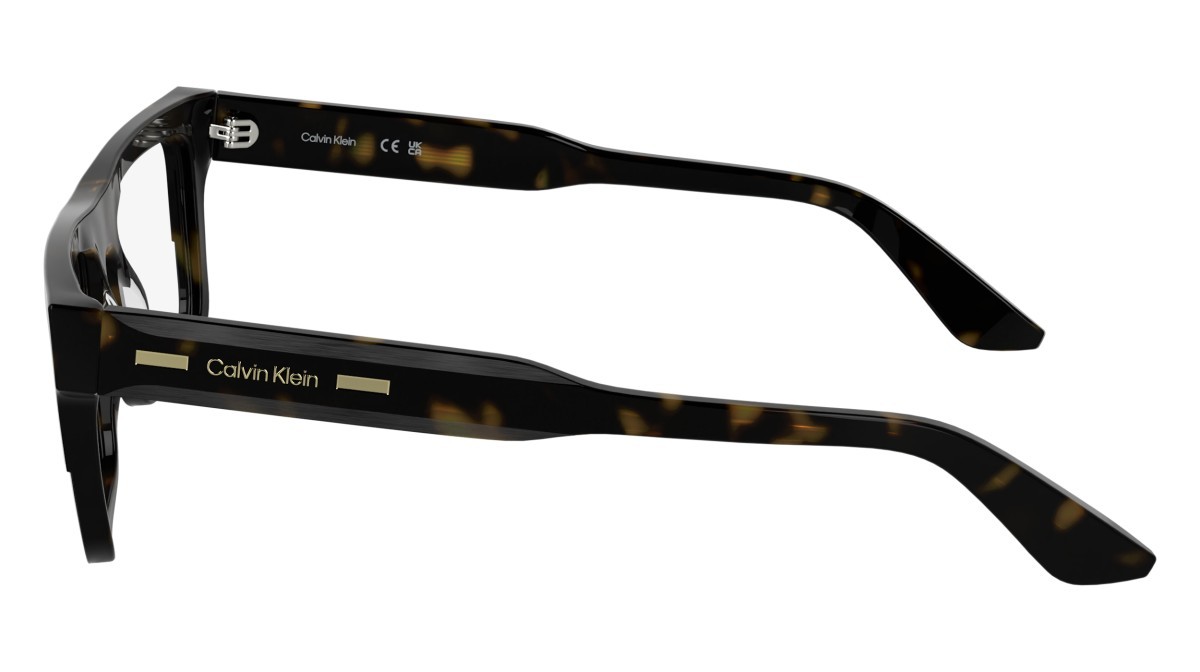 Eyeglasses Calvin Klein CK25520 (235) color dark havana shape rectangle lenses colore - 2