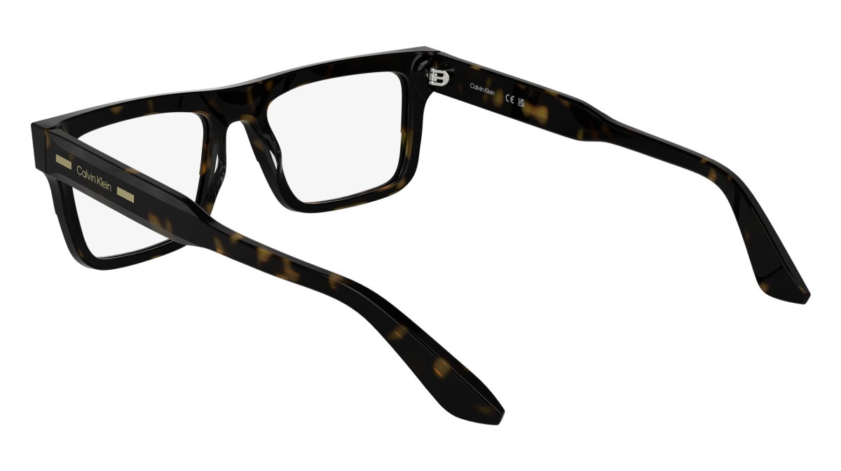 Eyeglasses Calvin Klein CK25520 (235) color dark havana shape rectangle lenses colore - 2