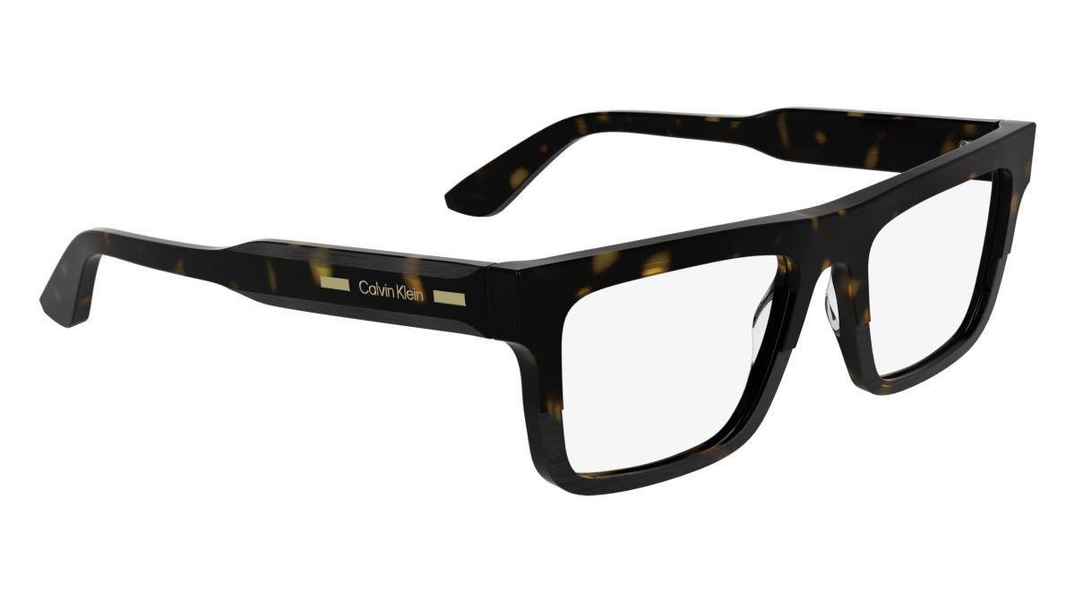 Eyeglasses Calvin Klein CK25520 (235) color dark havana shape rectangle lenses colore - 2
