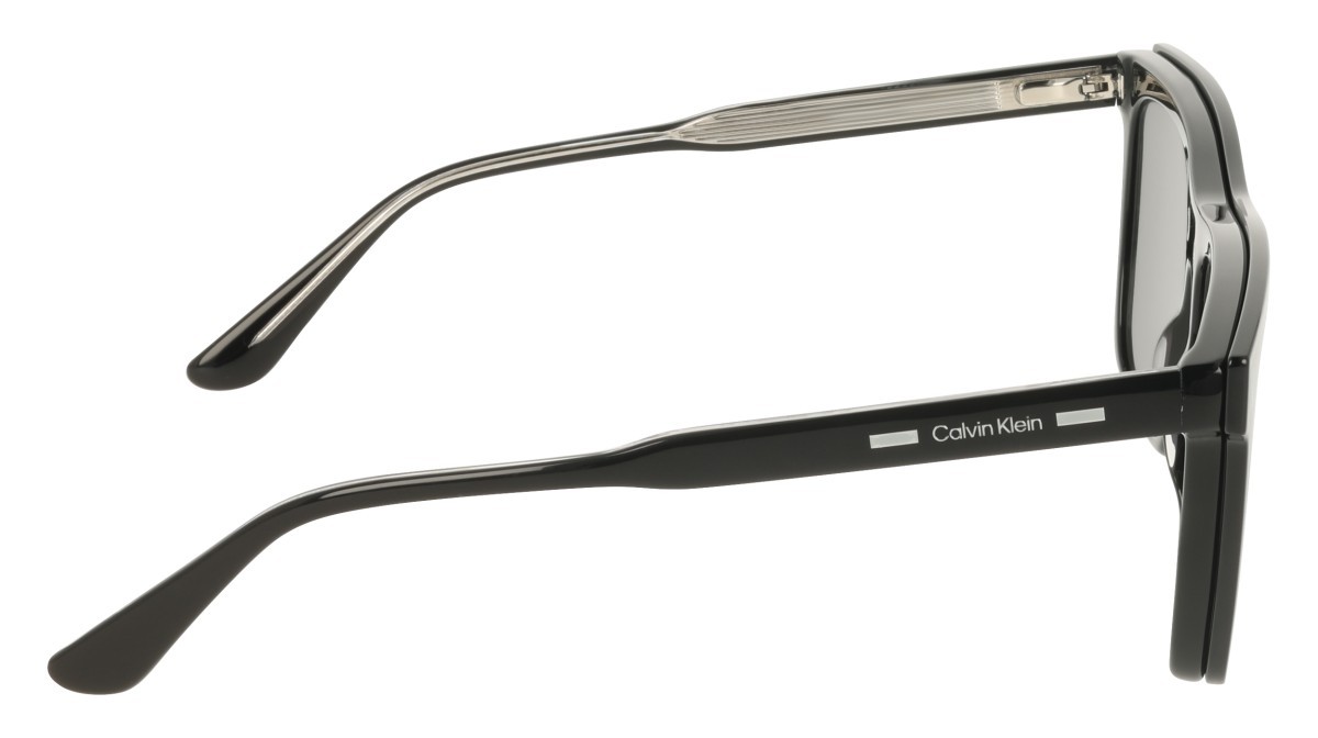 Occhiali da vista Calvin Klein CK25530MAG-SET (001) colore black forma rettangolare lenti polar solid grey
