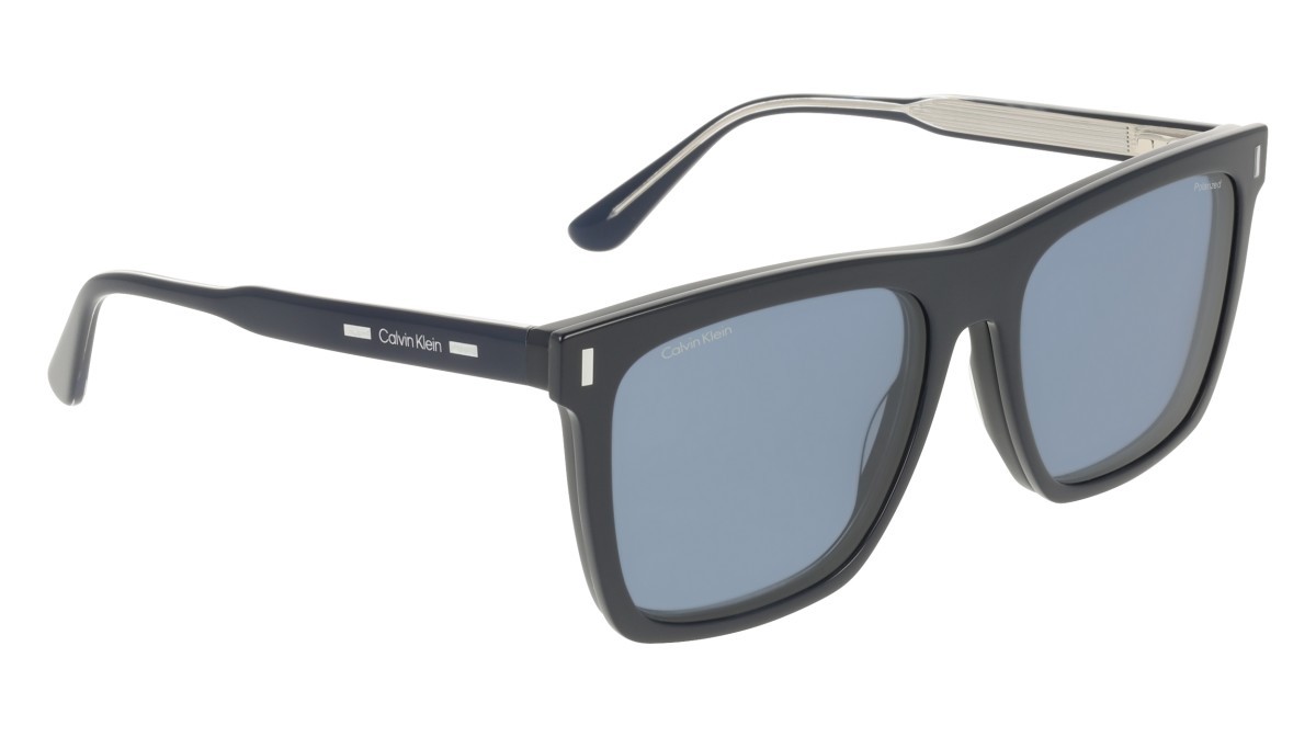 Occhiali da vista Calvin Klein CK25530MAG-SET (400) colore blue forma rettangolare lenti polar solid blue