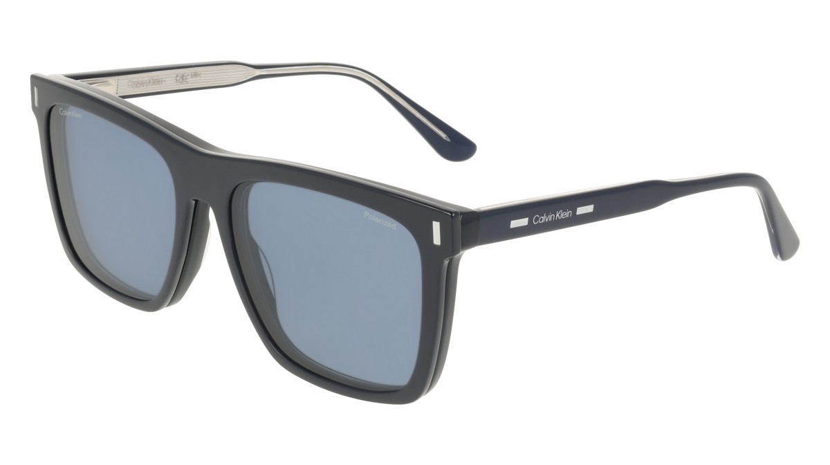 Occhiali da vista Calvin Klein CK25530MAG-SET (400) colore blue forma rettangolare lenti polar solid blue