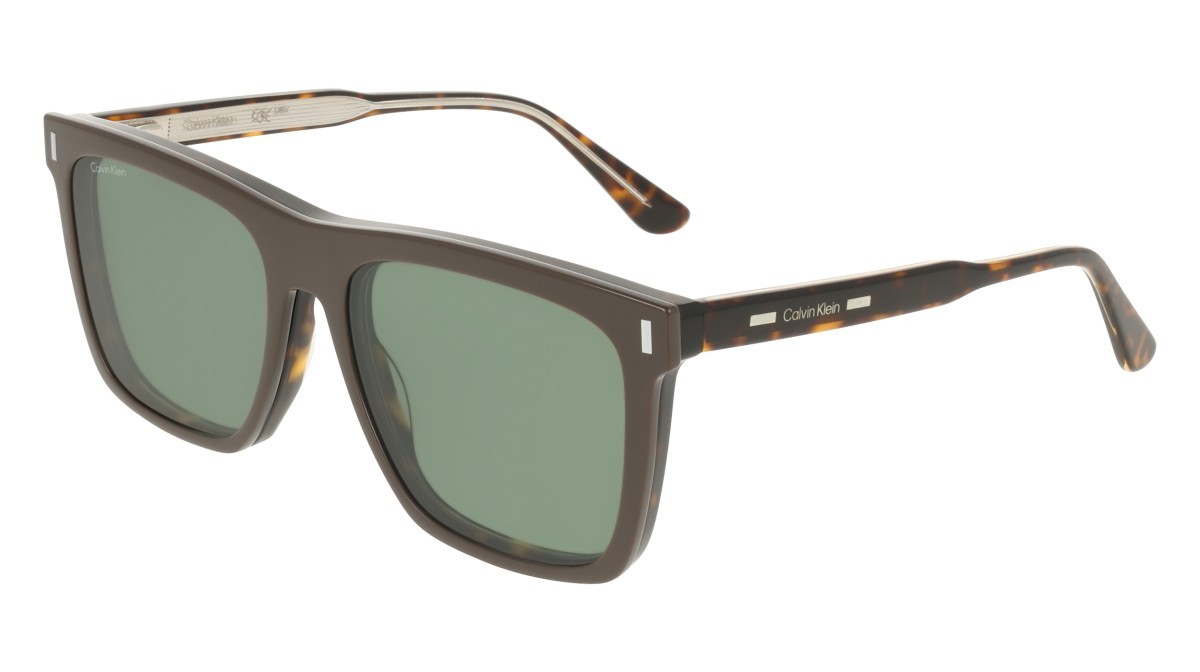 Eyeglasses Calvin Klein CK25530MAG-SET N (206) color brown/havana shape rectangle 