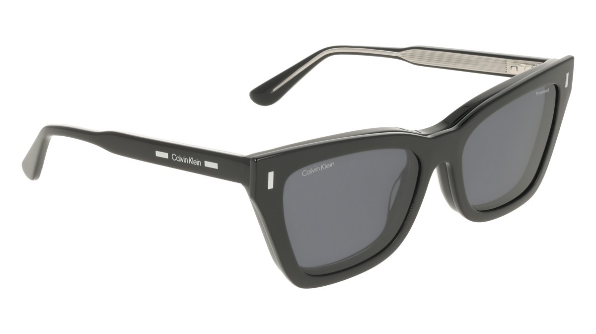 Occhiali da vista Calvin Klein CK25531MAG-SET (001) colore black forma cat eye lenti polar solid grey