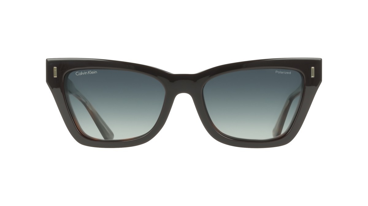 Eyeglasses Calvin Klein CK25531MAG-SET (242) color havana shape cat eye lenses green gradient