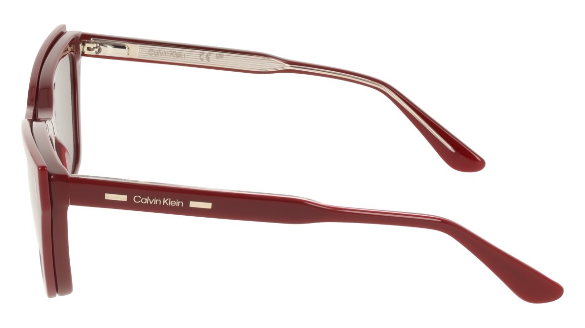 Eyeglasses Calvin Klein CK25531MAG-SET N (605) color burgundy shape cat eye 