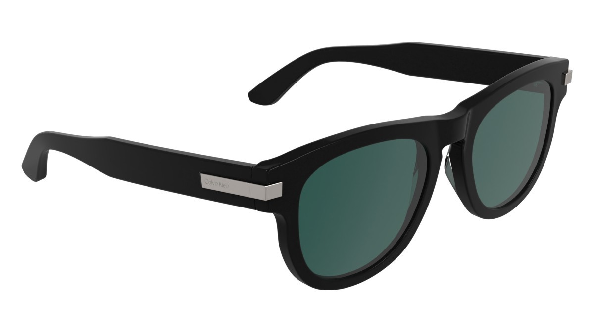 Sunglasses Calvin Klein CK25532S (001) color black shape aviator lenses solid petrol