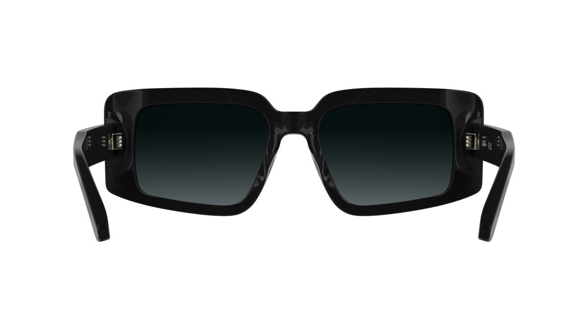 Sunglasses Calvin Klein CK25533S (001) color black shape rectangle lenses gradient grey